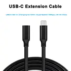 Удлинительный кабель Type-C, 100 Вт, PD 5 А, 4K при 60 Гц, USB-C Gen 2, 10 Гбитс, USB3.1, Удлинительный кабель для Macbook, Nintendo Switch, ноутбука SAMSUNG