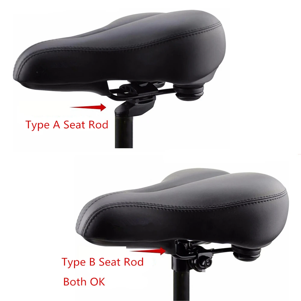 Широкий велосипедное седло удобное сиденье горный велосипедная губка большой