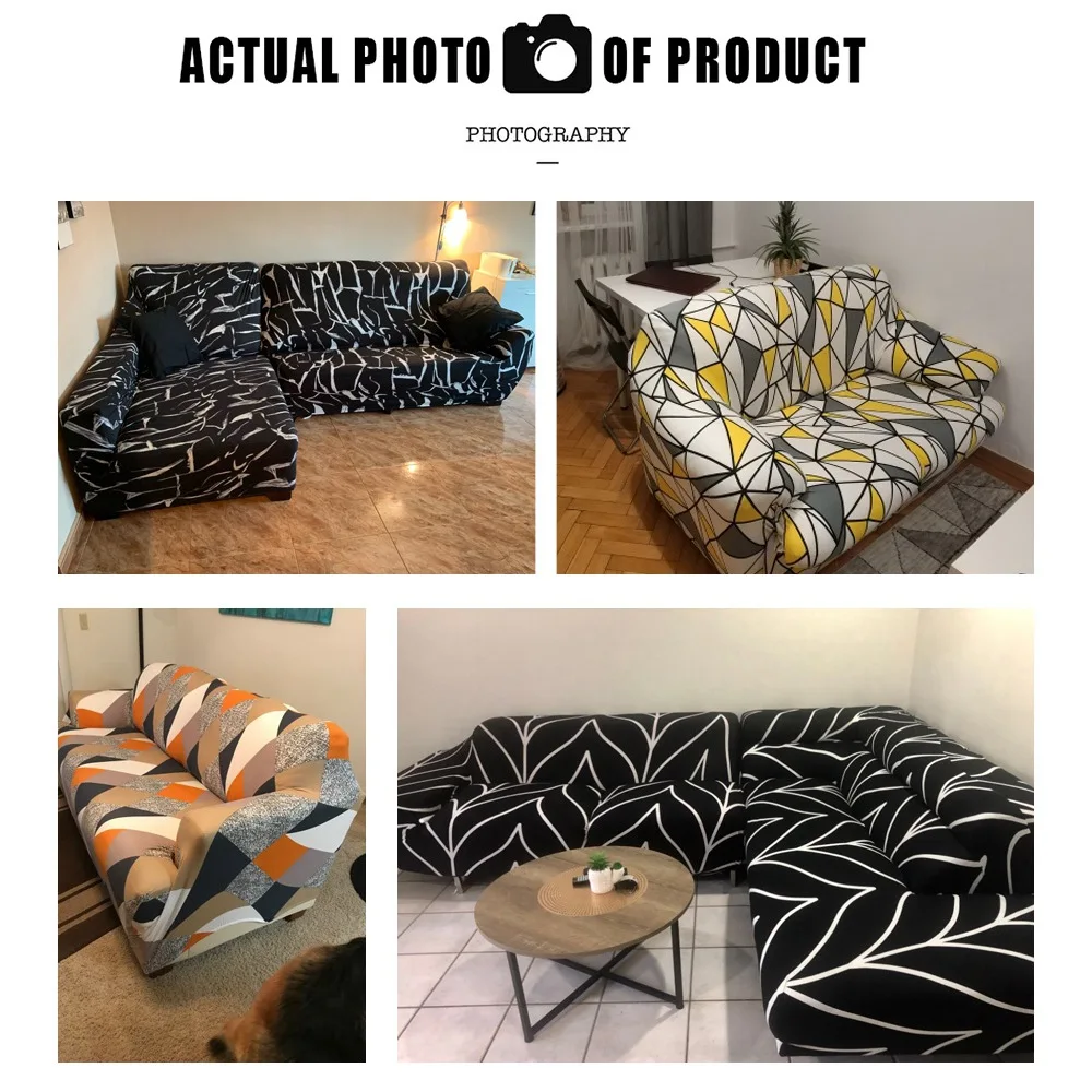 

L shape sofa covers for living room sofa protector anti-dust elastic stretch covers for corner sofa cover