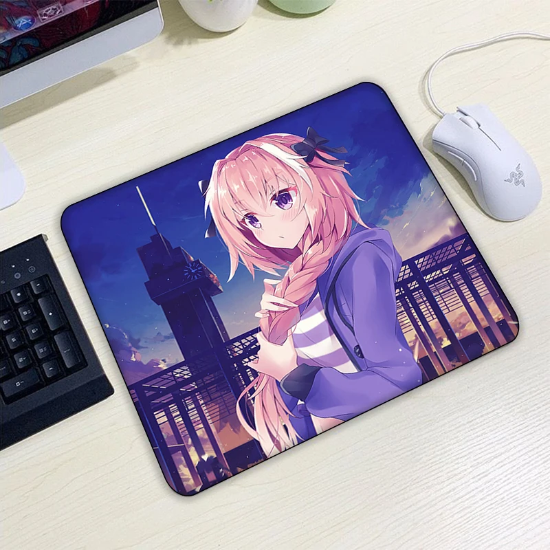 

Cheap Pad Astolfo Pad Mouse Pads Deskmat Gamer Desk Mat Mousepad Office Gaming Pc Gamer Small Xs Xxs Keyboards 18*22CM Mousepad