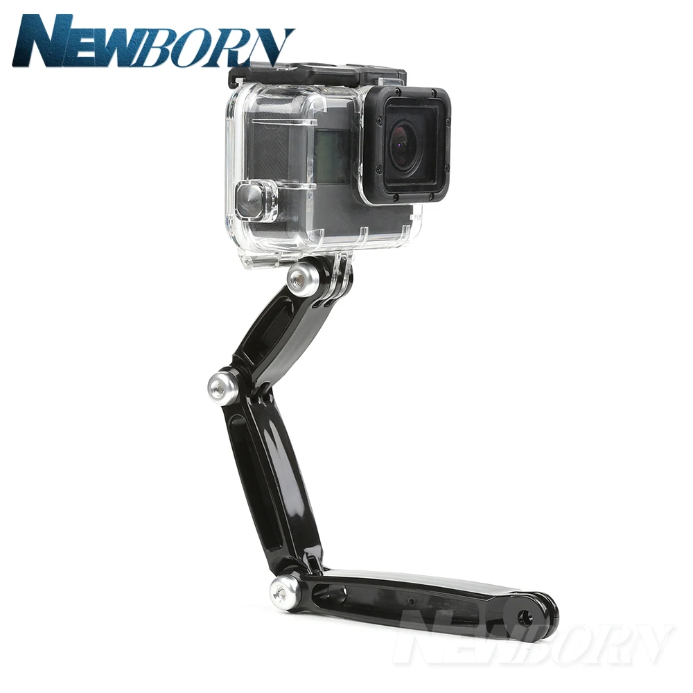 Съемка 3 в 1 штатив удлинитель для GoPro Hero 8 7 6 5 Session Xiaomi Yi 4K SJCAM SJ4000 SJ 5000 Go Pro крепление