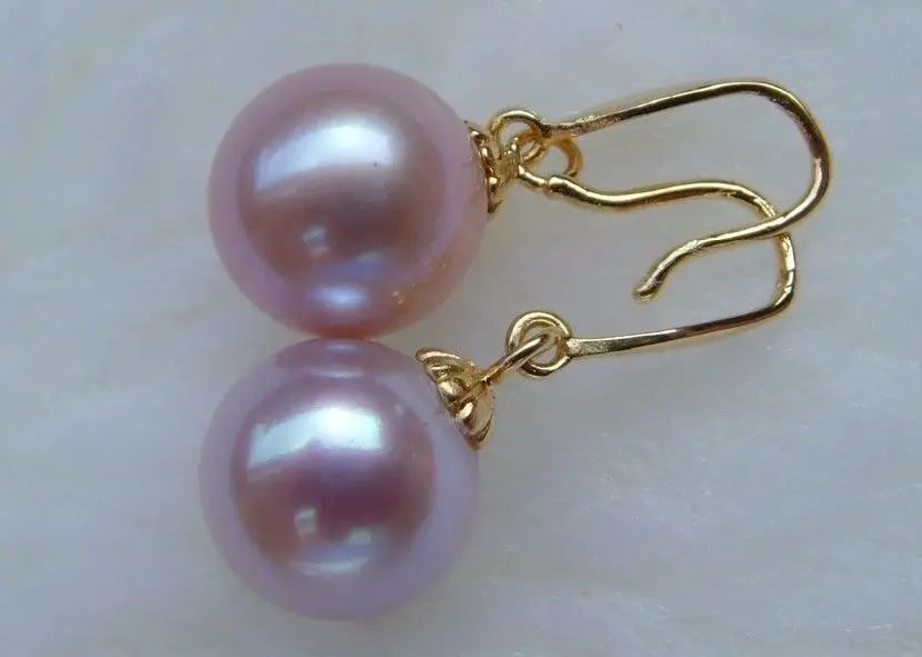 

Бесплатная доставка, пара из 9 мм круглых сережек-подвесок с жемчугом цвета ЮЖНОГО МОРЯ класса ААА ++, золото 14 К/20 дюймов