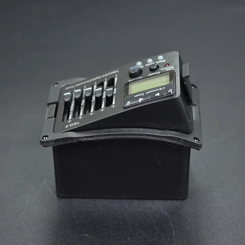 5 Band Acoustic Guitar Preamp EQ Equalizer Classical Amplifier Digital Chromatia Blend Tuner Piezo Pickup | Спорт и развлечения