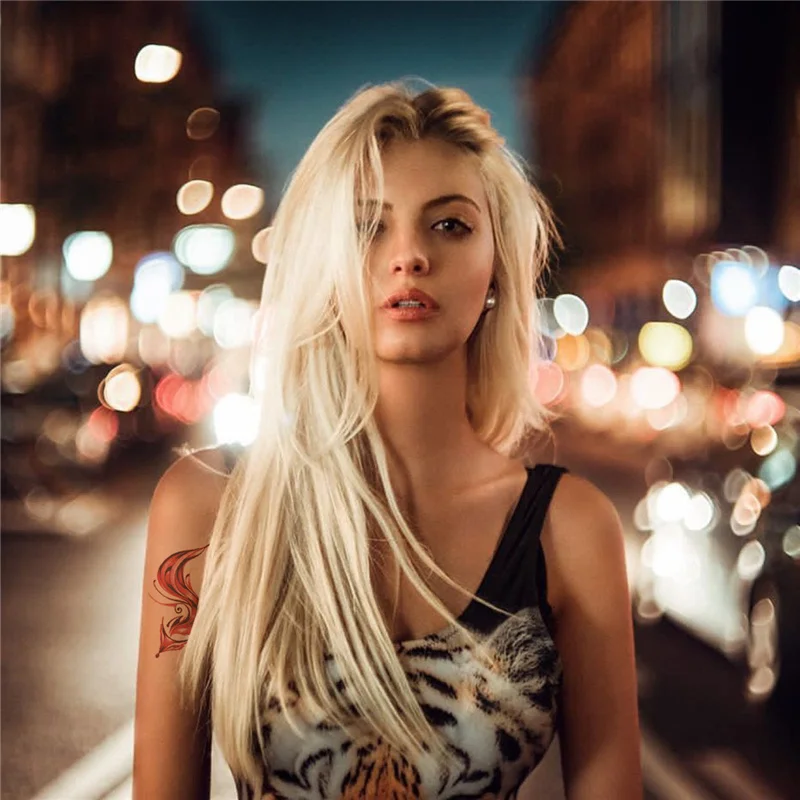 

30pcs Little fox tattoo paste couples waterproof durable INS wind flower arm charm sexy simulation disposable tattoo stickers