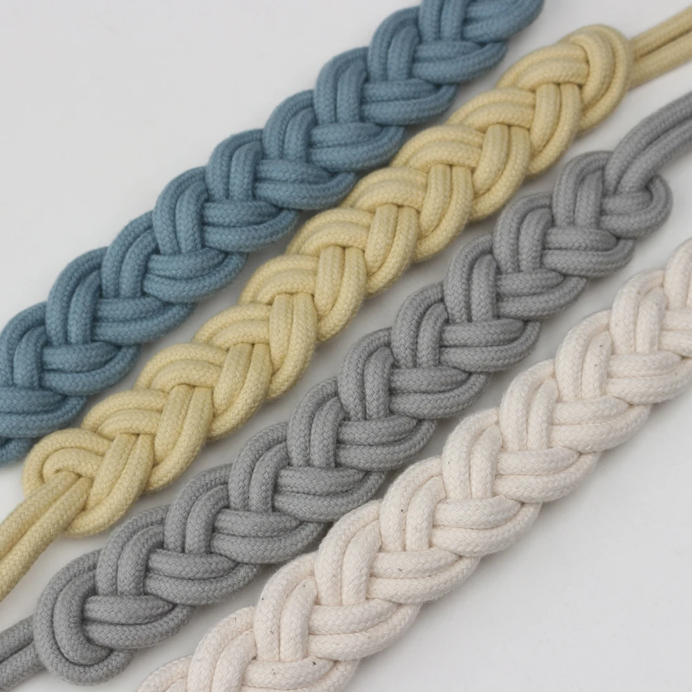 2 шт. магнитные занавески ручные тканые хлопковые аксессуары для комнаты