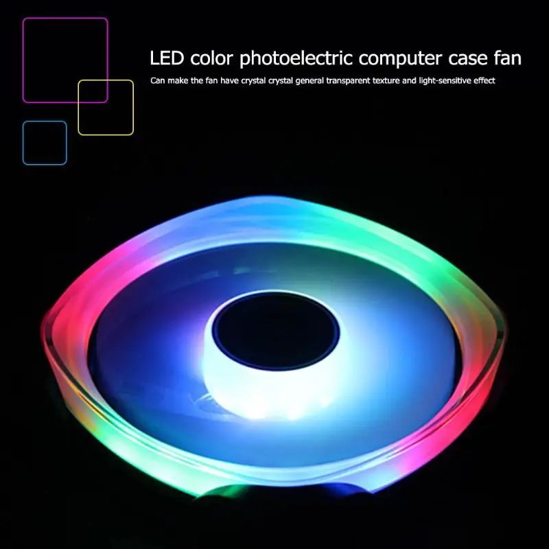 Jonsbo 120 мм ПК Компьютерный Вентилятор FR-701 34 RGB светодиодный вентилятор охлаждения ПК Шасси радиатора кулер 12 см вентилятор
