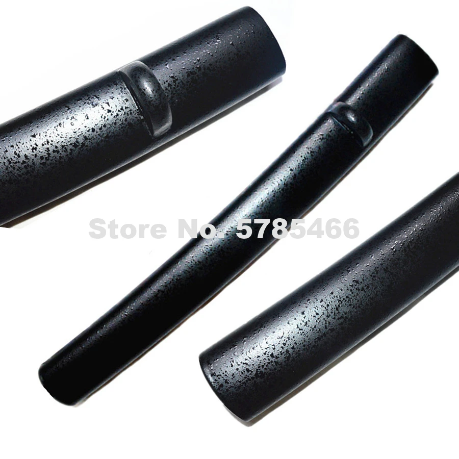 Новая ручная работа Красивая матовая черная лакированная древесина ножны Сая