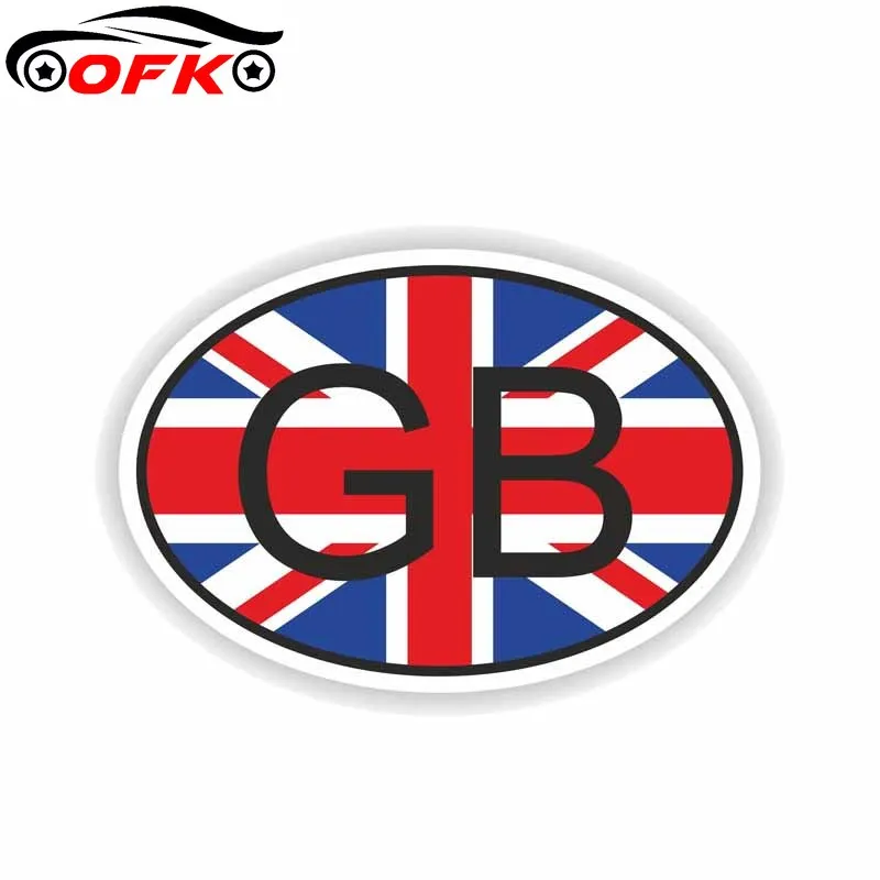 

Creative GB GREAT BRITAIN COUNTRY CODE Car Sticker Reflective PVC Decal 13.7CM*9.3CM