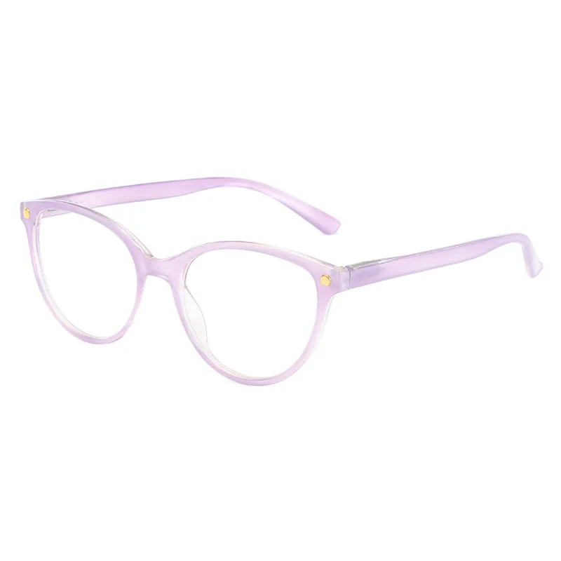 Purple RBENN модные очки для чтения кошачий глаз женские красные очки при дальнозоркости дамы ридер с диоптрий+ 0,75 1,25 1,75 2,25 2,75 5,0 - Цвет оправы: Purple