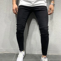 2020 new fahion men jeans classic black designer denim pants skinny pencil jeans mens slim fit jean streetwear trousers homme