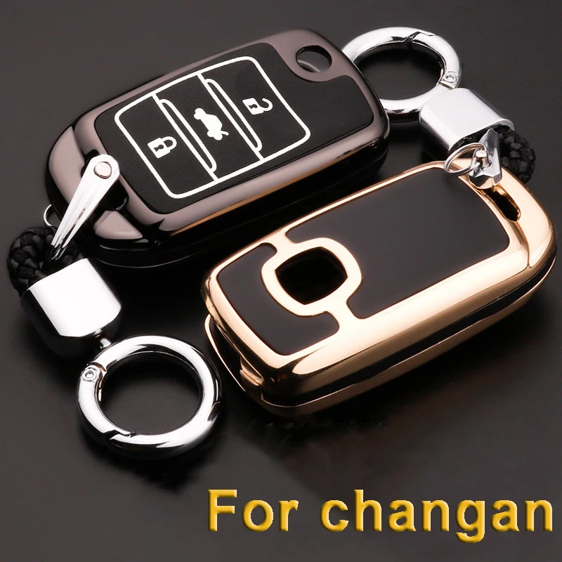 Люминесцентный цинковый сплав Кожа PU чехол для ключа автомобиля оболочка брелок