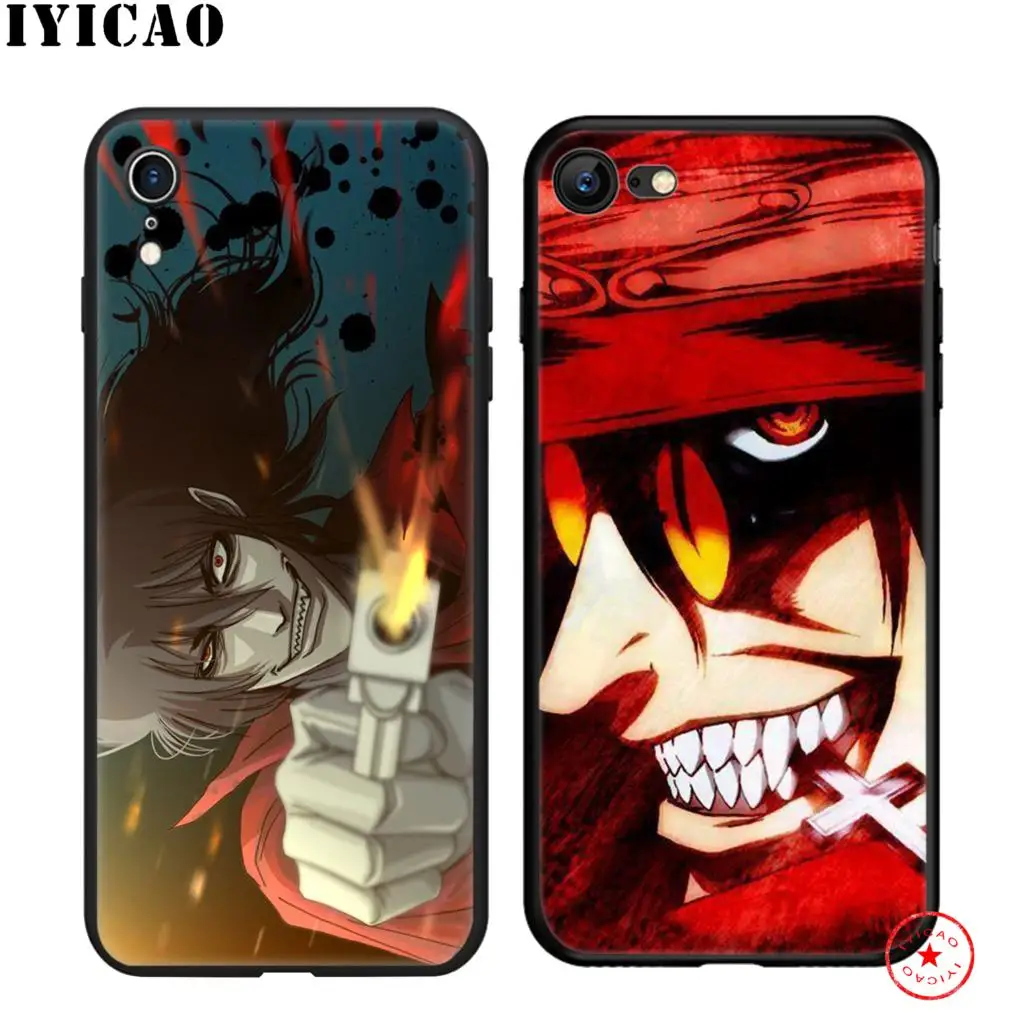 IYICAO Хеллсинг Алукард мягкий черный силиконовый чехол для iPhone 11 Pro Xr Xs Max X или 10 8 7 6