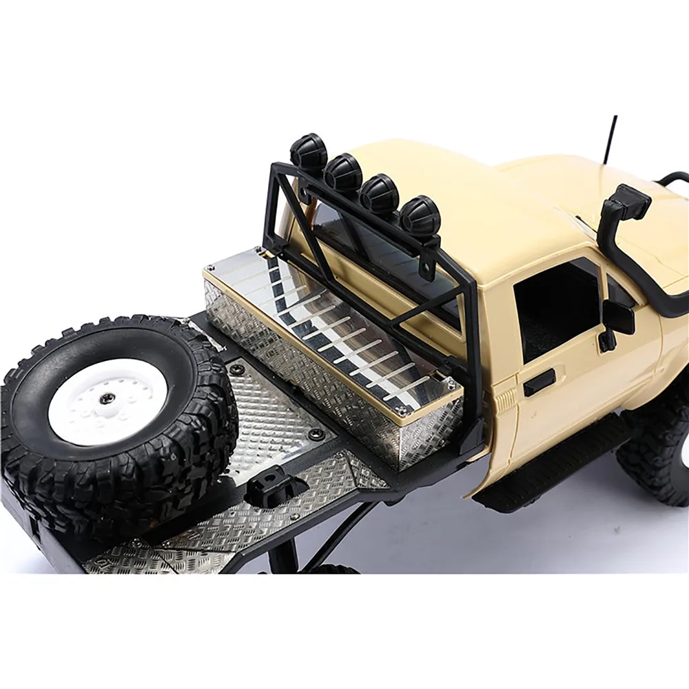 

For WPL Half Truck RC Car Metal Anti-slip Plate DIY Decorative Parts