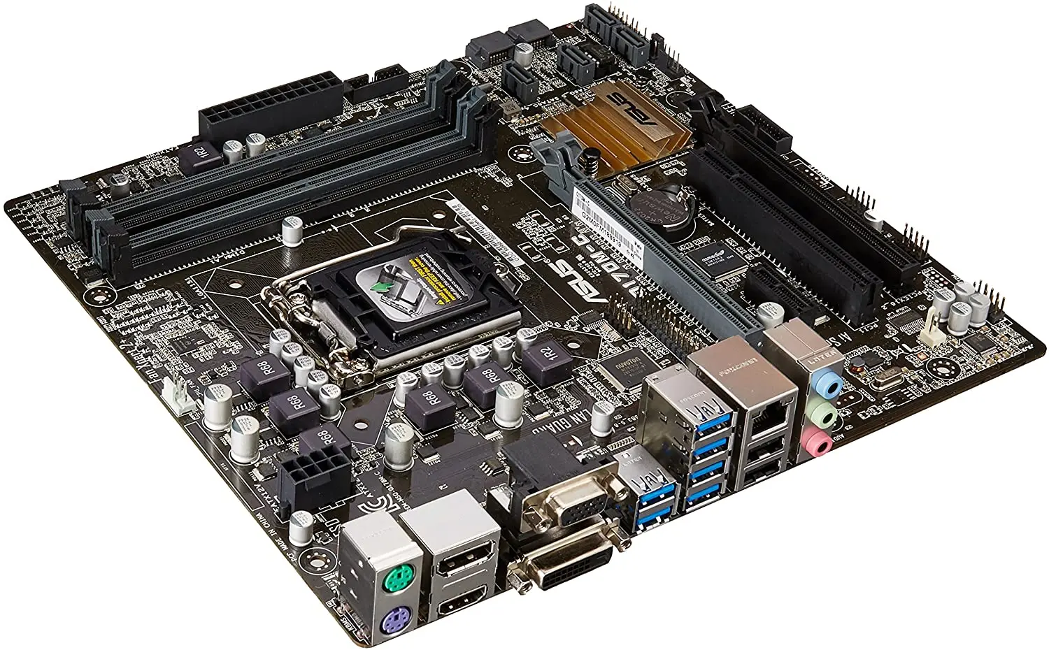 Материнская плата LGA 1151 ASUS Q170M-C материнская DDR4 Intel Q170 64 Гб SATA3 2x PCI-Express 3 0 Micro ATX для Core