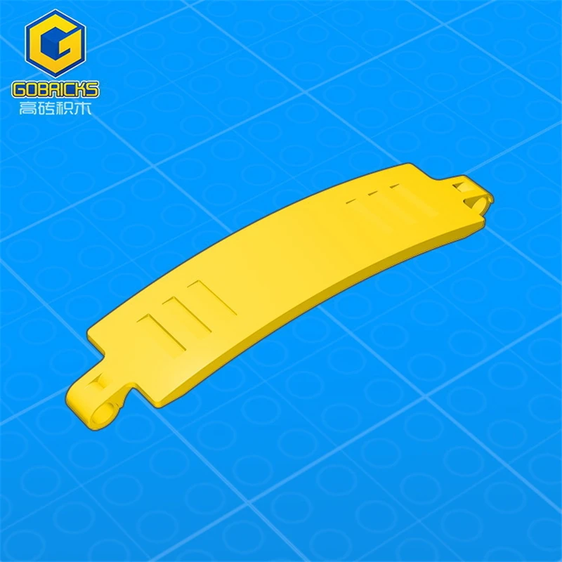 [Gobrick] GDS-1024 (№ 28923-) Технологическая изогнутая панель 3x13 - Arc Technology Panel | Игрушки и