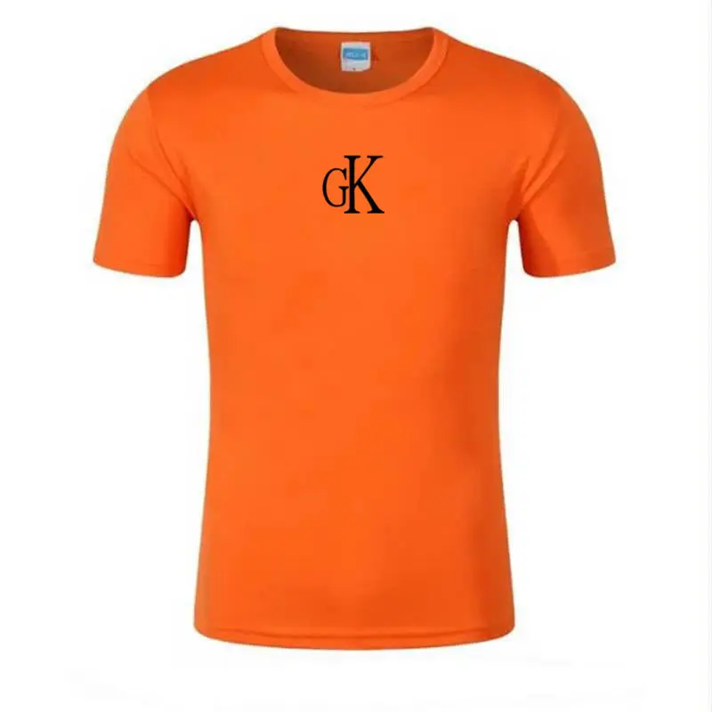 Футболка мужская с коротким рукавом хлопок Повседневная модная брендовая