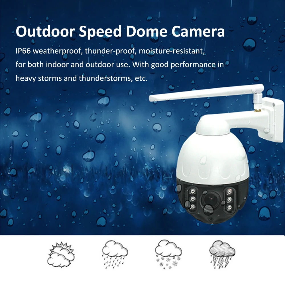 PTZ 1080P IP Камера Wi Fi мини Скорость купольная камера с инфракрасным ночным версия
