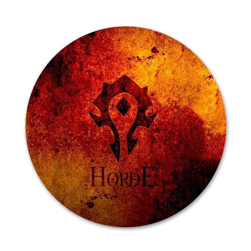 Модные значки с логотипом Орды украшения броши металлические для рюкзака 58 мм |