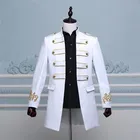 Новый модный мужской костюм длинный пиджак блейзер мужская одежда для жениха для выпускного вечера певец танцор звезда выступление для ночного клуба бара вечерние НКА