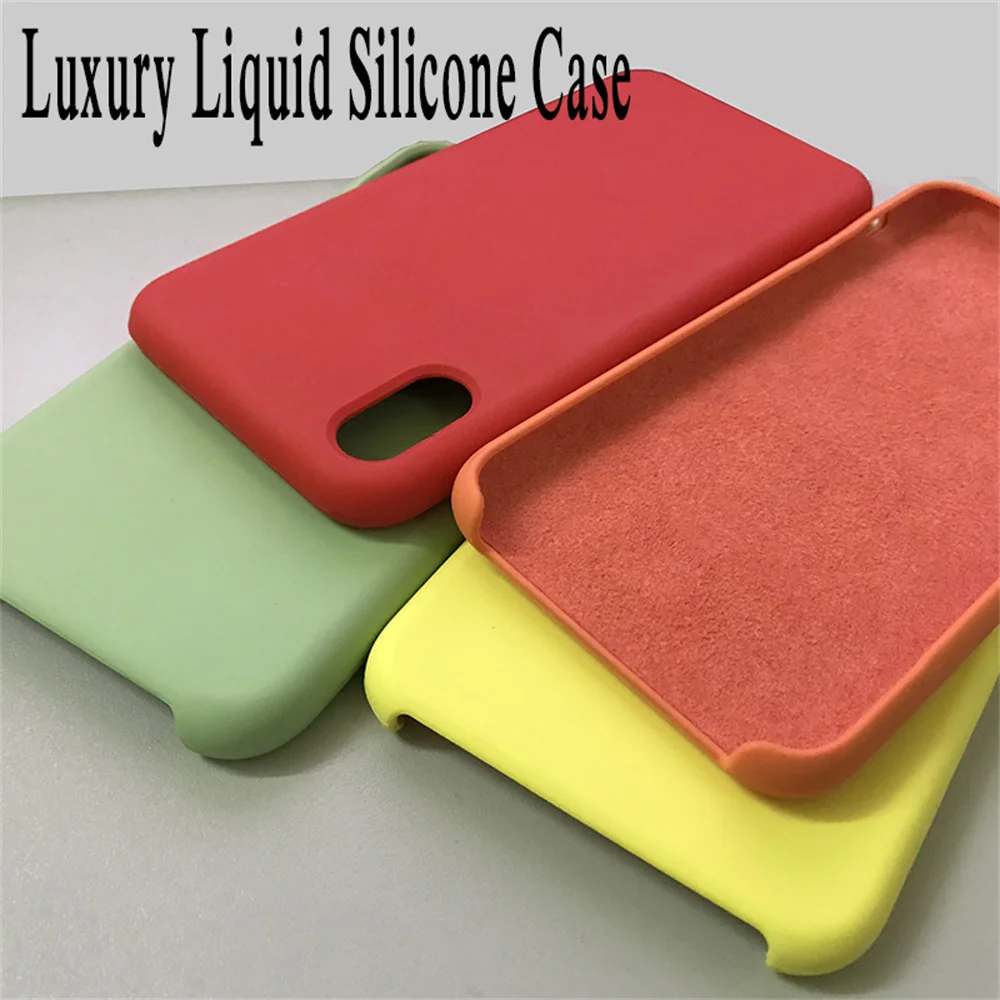 

Silicone Case For iPhone 7 8 Plus Back Cover For Apple iPhone 11 Pro XR X XS MAX 6S 6 PLUS Phone Case cover
