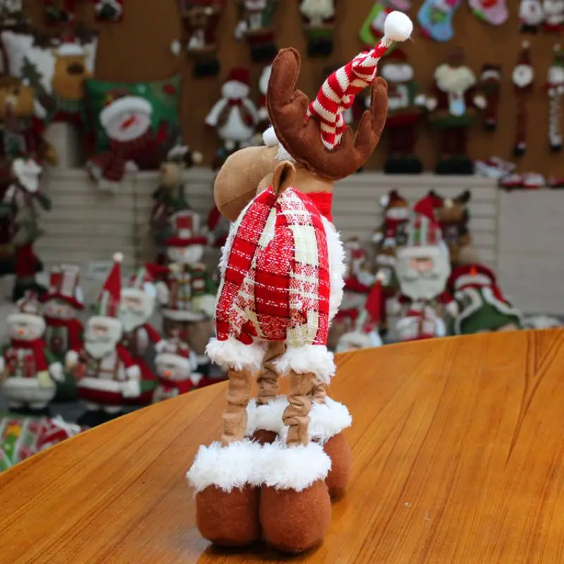 Рождественский олень кукла лося дисплей окна украшения рабочего стола орнамент