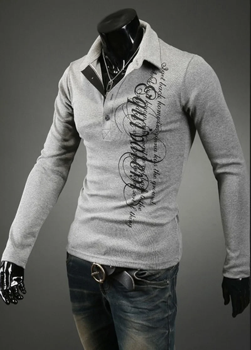 ZOGAA 2019 Мужская рубашка поло модная повседневная однотонная дышащая лето Осень