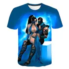 Новинка 2020, футболка с 3D принтом Mortal Kombat для мужчин и женщин, модная повседневная футболка с короткими рукавами для игр, уличная одежда, крутая одежда с принтом для мальчиков и девочек