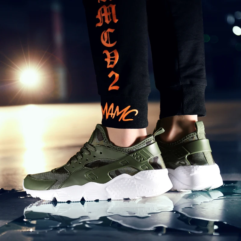 Hot Sale Light Running Shoes Men Sneakers Women Knit Mesh Breathable Non-slip Outdoor Jogging Casual Walking Men Sport Shoes