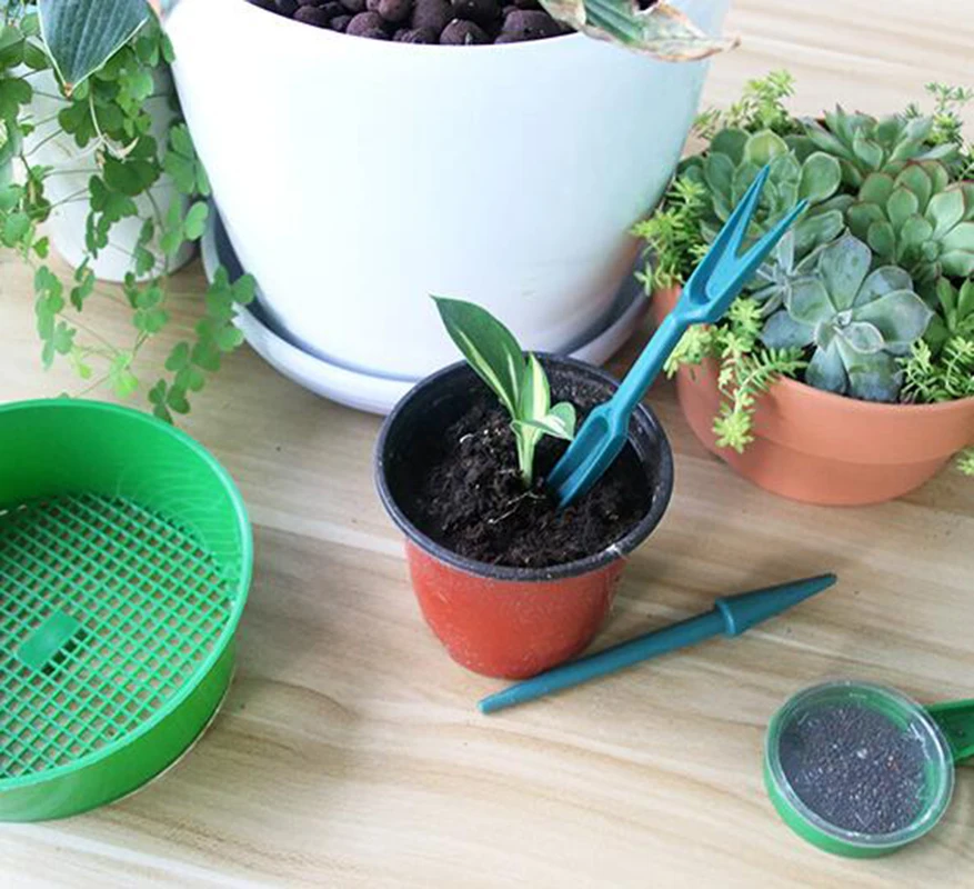 3 шт./компл. сеялка для семян растений почвы ручное сито цветов травы садовый