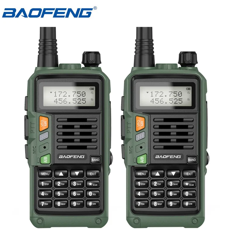 

2PCS BaoFeng UV-S9 PLUS Walkie Talkie 10W Powerful CB Radio Transceiver Long Range Portable Two Way Radio set for Travel