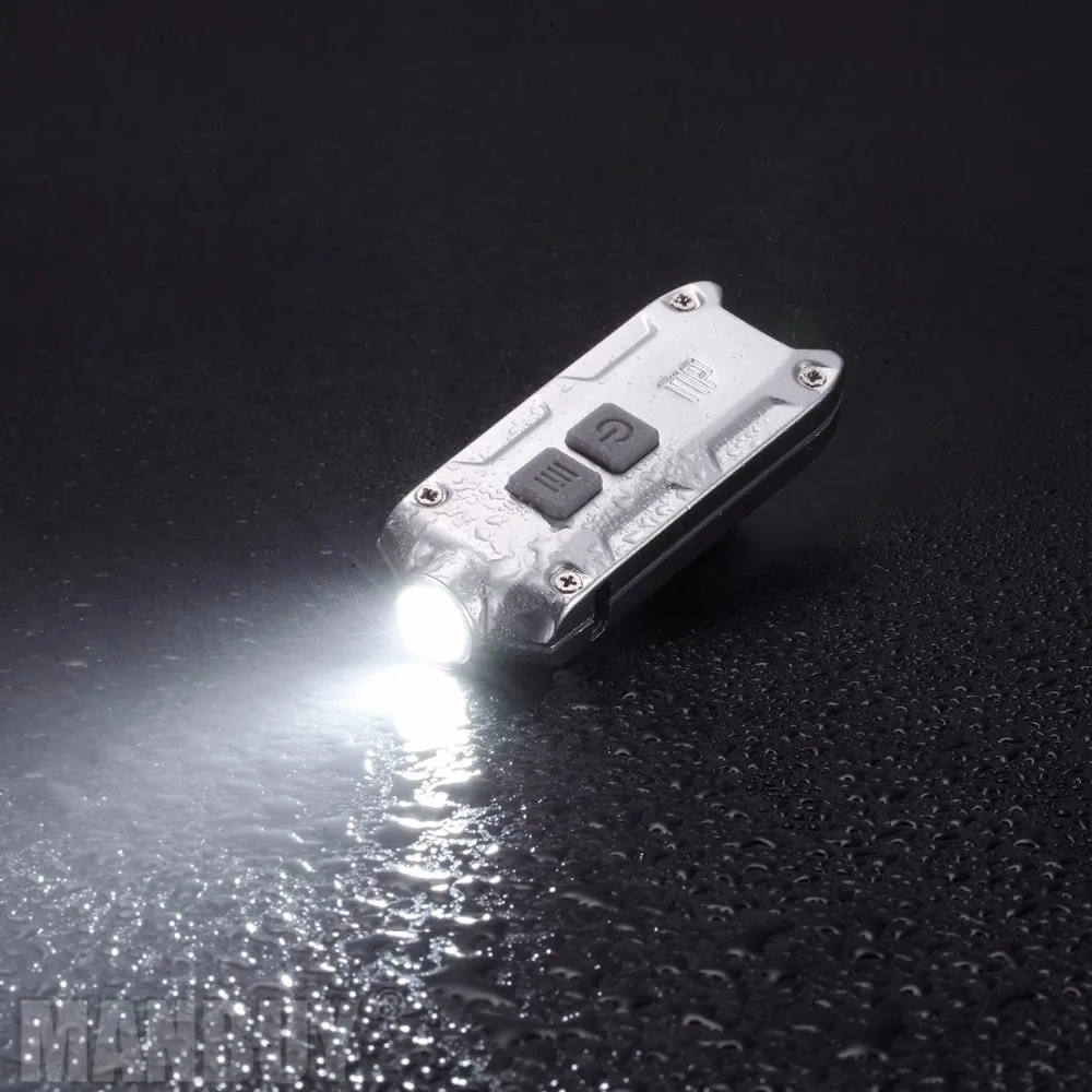 NITECORE TIPCRI + многоцелевой зажим Металлическая USB перезаряжаемая кнопка светильник