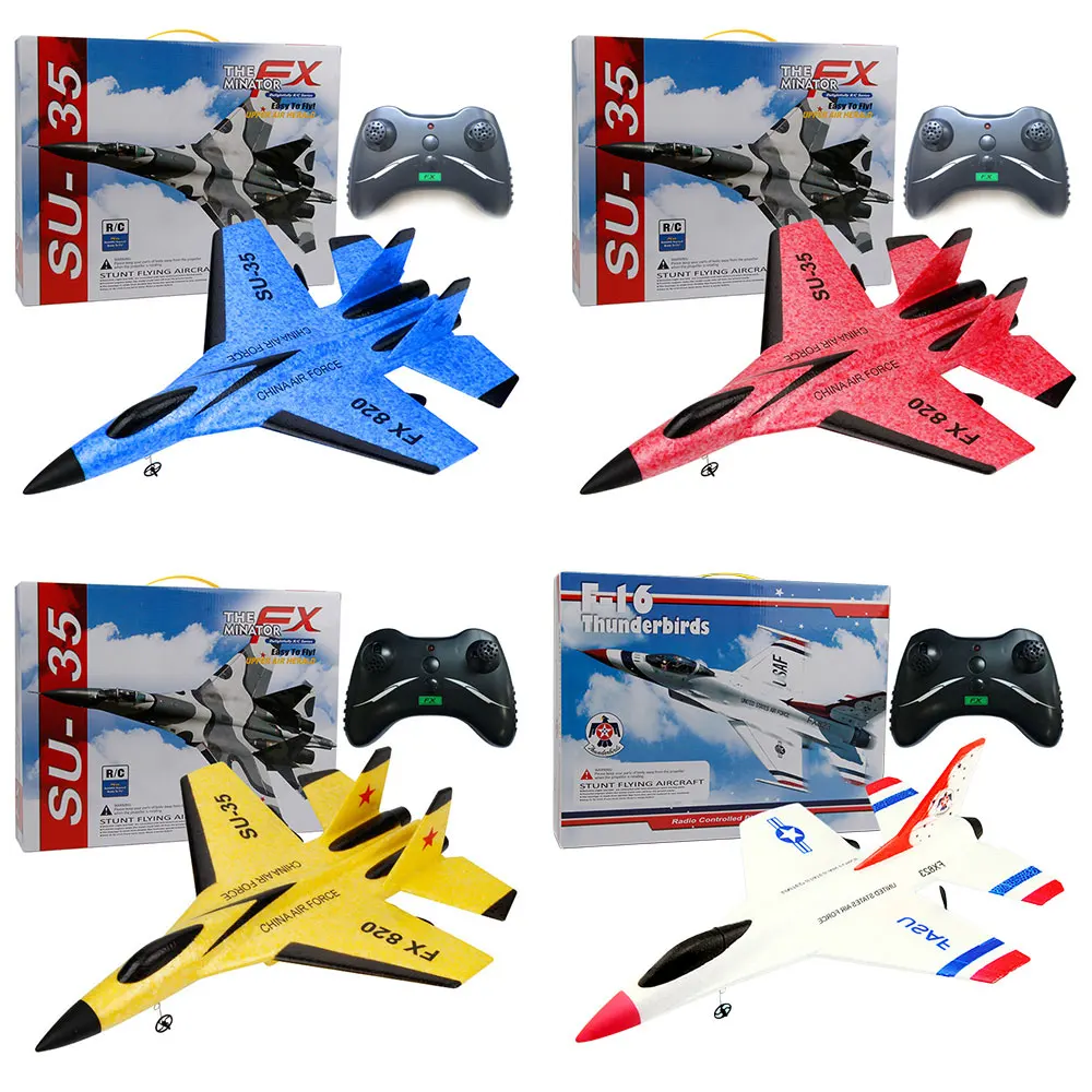 RC Plane EPP Foam Flying Glider Fixed Wing Fight Aircraft 2.4G Electric Remote Control Airplane Phantom Fighter Toys for Kid | Игрушки и