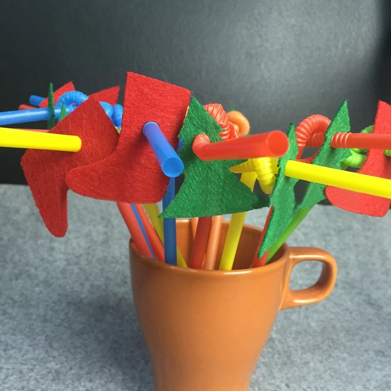 Креативные бумажные соломинки динозавр тема самолет облака Автомобиль Забавная