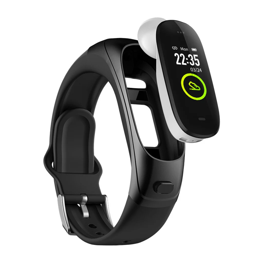 

V08Pro Heart Rate Sleep Monitoring Bluetooth Earphone Smart Sports Bracelet