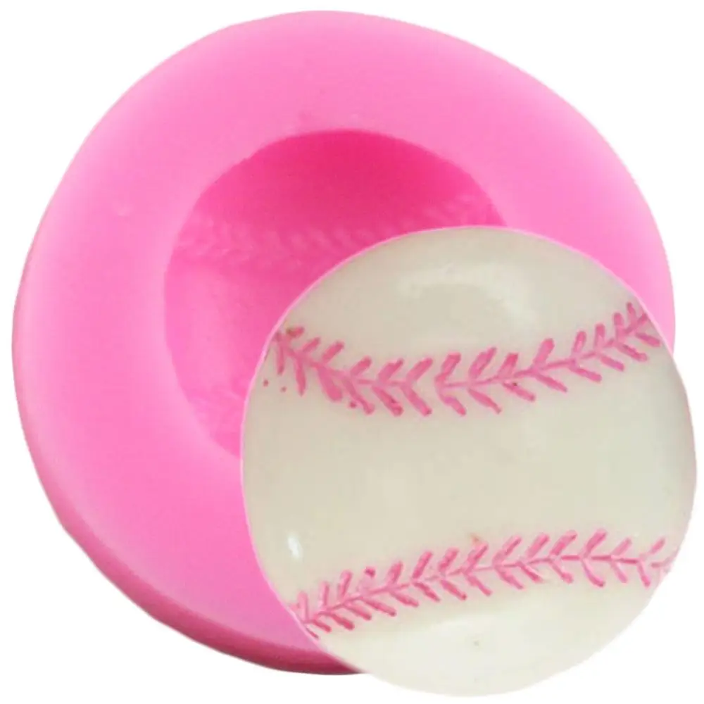 3D Футбол Бейсбол баскетбол Силиконовые формы DIY Инструменты для украшения тортов