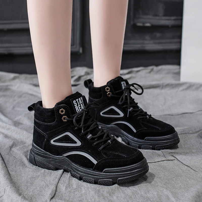 Дизайнерская модная роскошная женская обувь зимние ботильоны на платформе Martins