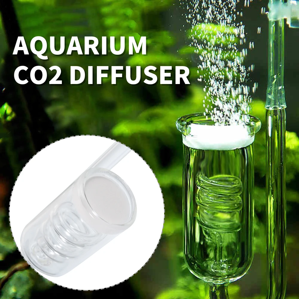 Стеклянный диффузор CO2 для аквариума 60-300л. (1 шт.) | Дом и сад