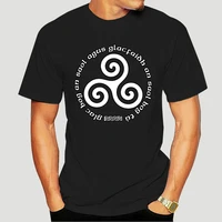 maglietta triskell simbolo celtico religione t0117 t shirt cotone uomo bambino 7205x