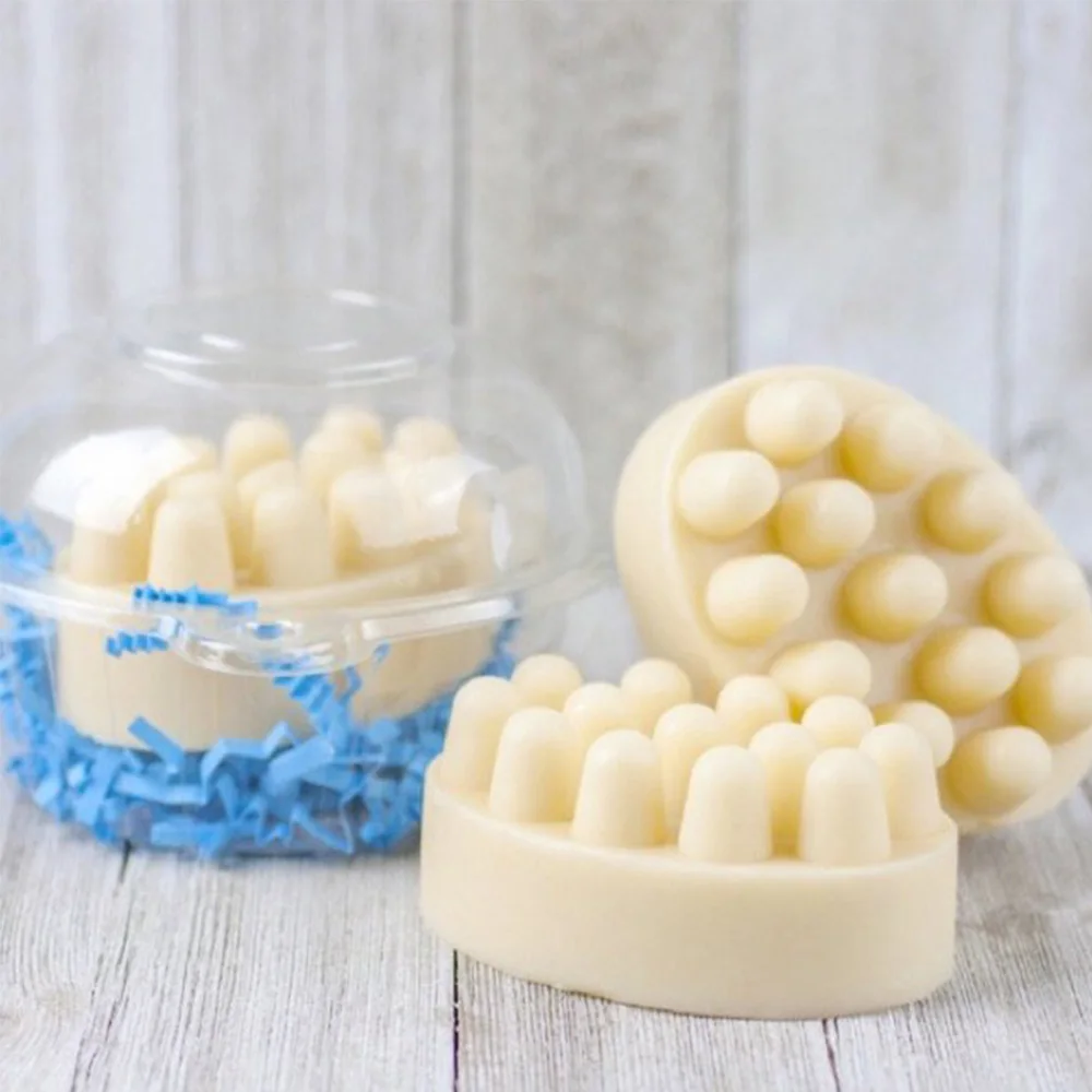 4-ячеечный силиконовый формочка для мыла "Творческие 3D ручные формы для изготовления массажных ремесел формочки для ванных инструментов".