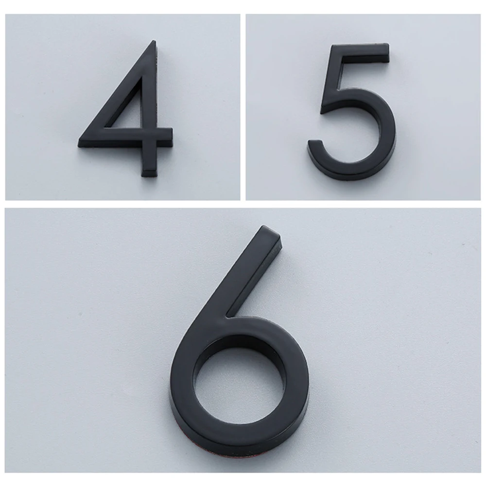 3D Номер для дома табличка с номером уличный номер почтового ящика наклейки отеля