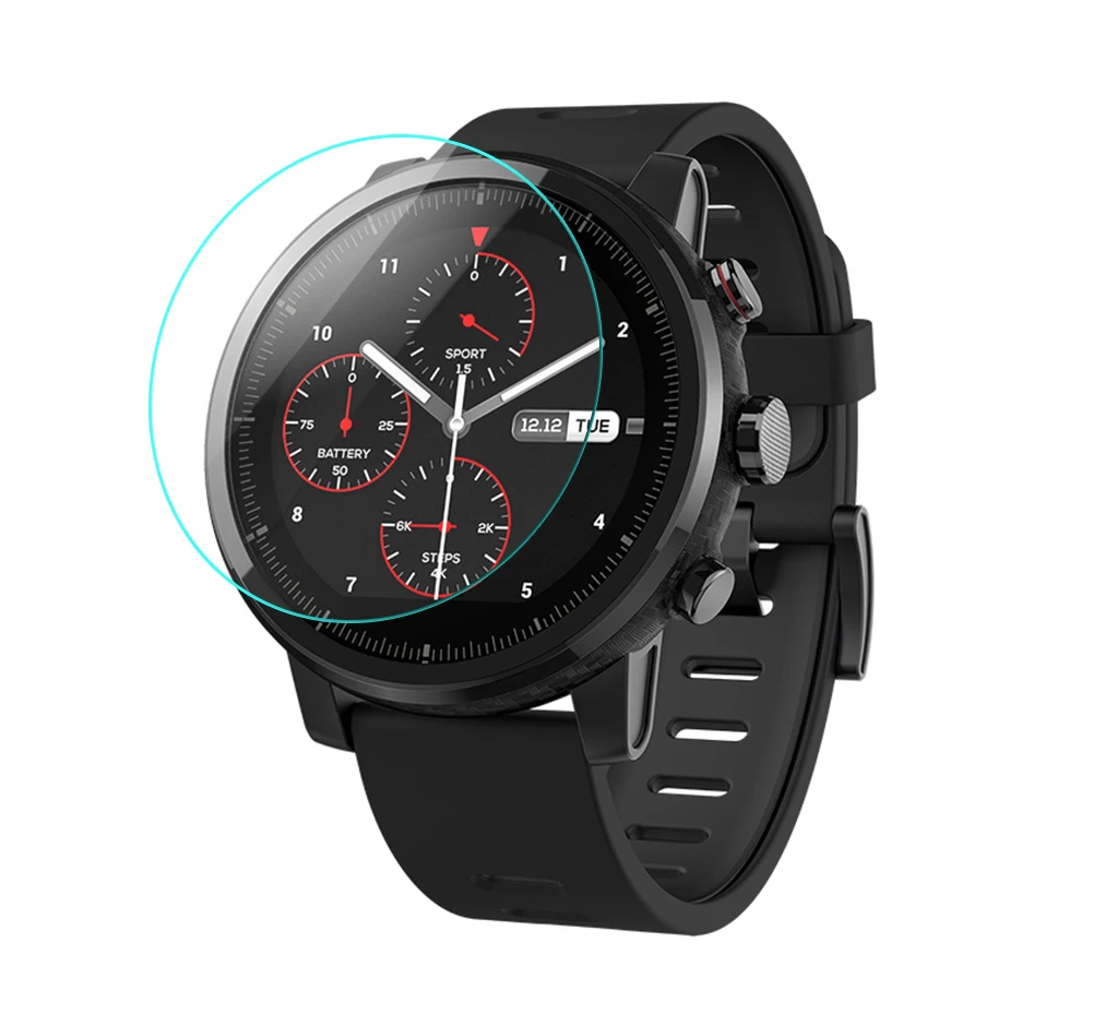 23 46 мм Смарт часы Закаленное стекло протектор экрана для Garmin Samsung Casio Huami Tic HD