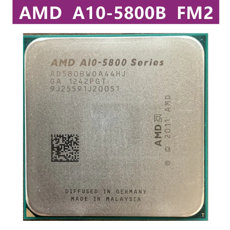 AMD A10-Series A10 5800K 5800B Quad-Core 5800 Processeur AD580KWOA44HJ/AD580BWOA44HJ 0 Prise FM2 | Компьютеры и офис