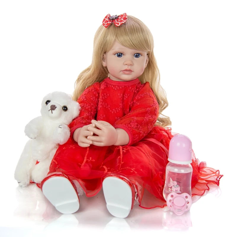

Newborn Baby Bed Sleeping Toy Reborn Girl Accessories Baby Room Decoration Eco-friendly Vinyl Doll Pleasant Toys