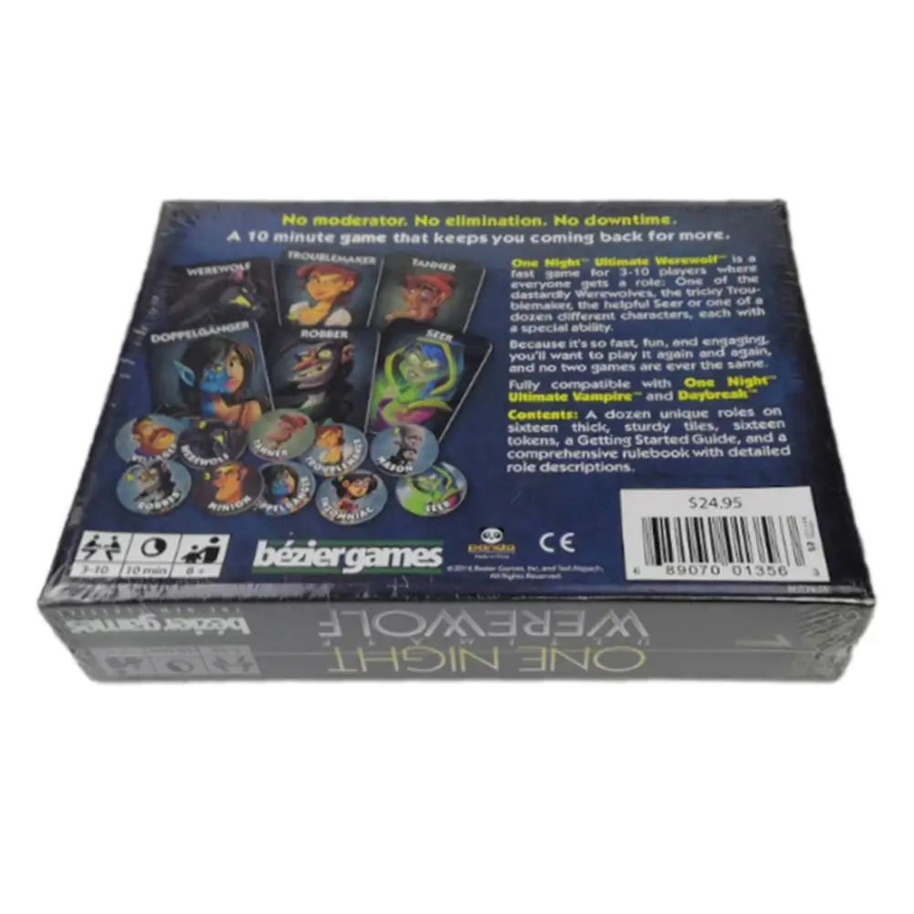 Одна ночь Ultimate Werewolf alien настольные игры оборотни для дома вечерние английские версии карты игра для детей Подарки