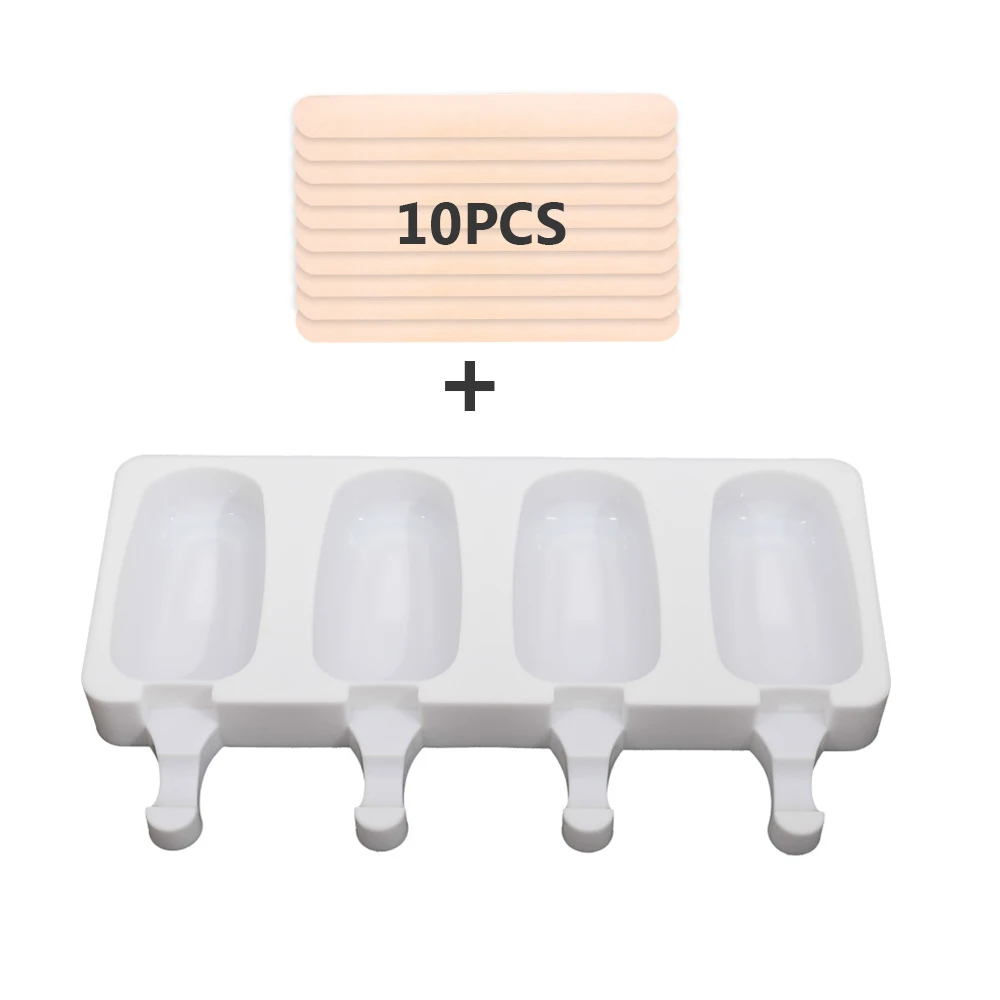 Формы для мороженого 4 ячейки форма сделай сам мороженого|Хранилище дома и офиса|