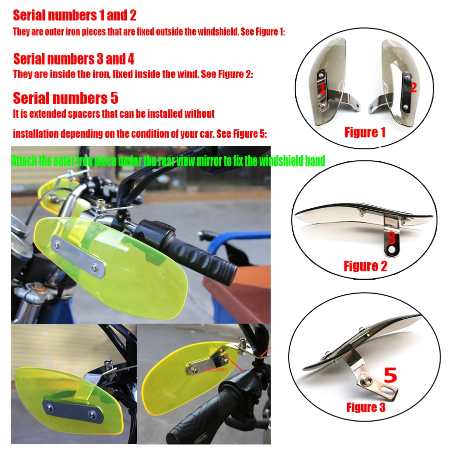 Защита для рук и ручки ветрозащитный отражатель мотоцикла|Козырьки от ветра