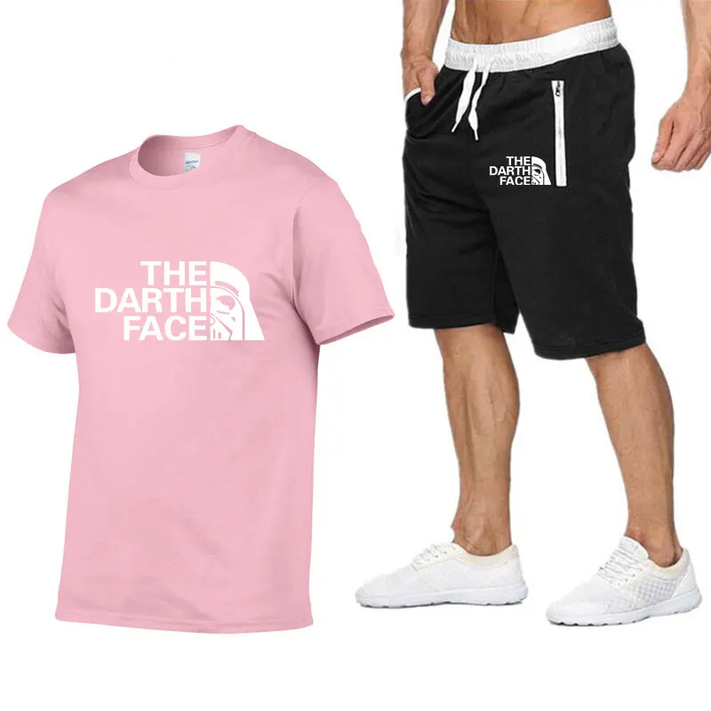 

Tracksuit Men Summer Shorts Set Short Sleeve Andcasual Clothing Gym Clothes Men's Cropped Pants And ShortsBasketball Suit