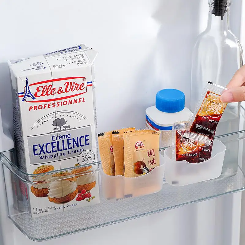 Специальный зазор для хранения ящик Органайзер холодильника Кухня приправы