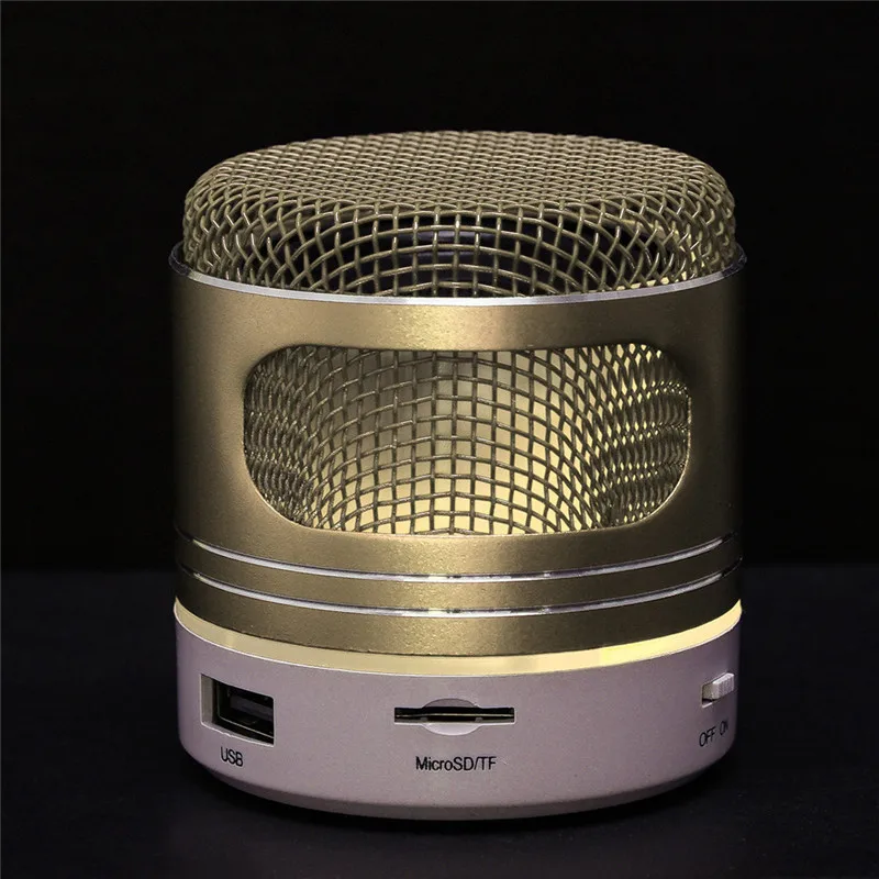 Мини Bluetooth динамик Led портативный беспроводной плеер USB светодиодный светильник