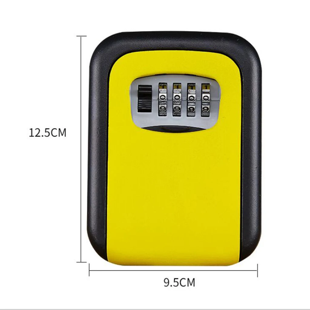 Замок для ключей настенный Сейф защита от атмосферных воздействий 4-значная